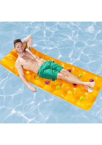 Bestway 188x71 Cm Dik Yastıklı Bardaklı Yat 43014