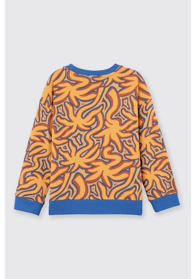 Panço Erkek Bebek Baskılı Bisiklet Somon Sweatshirt Pembe 2521BB08034
