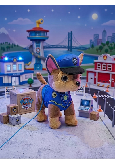 Paw Patrol Köpek Yürüyen, Havlayan Müzikli Tasmalı Kumandalı Peluş Oyuncak Paw Patrol Peluş Köpek, Paw Petrol Oyuncak Mavi