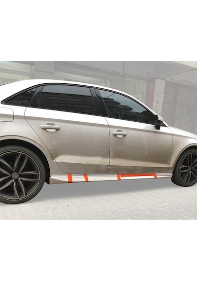 Kit Garaj Audi A3 8v Sedan 2013-2020 Boyasız Plastik Marşpiyel Takımı