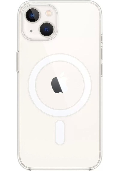 Apple İphone 14 Kılıf Magneticsafe Şeffaf Silikon - Şeffaf