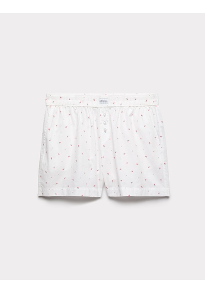Marks & Spencer Pamuklu Çiçek Desenli Pijama Şort T37003470S Çok Renkli