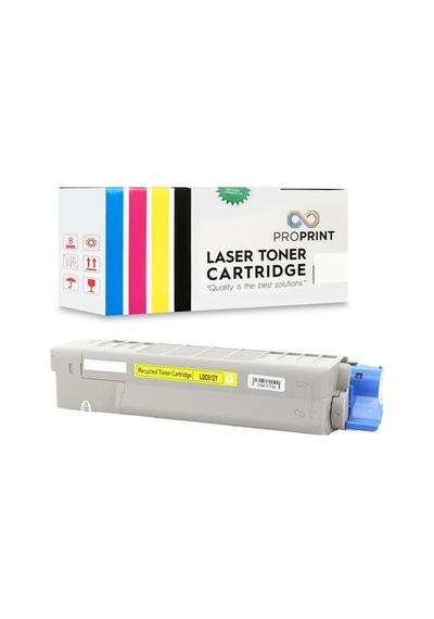 Proprint Oki Uyumlu C612-46507517 Sarı Toner - C612Dn