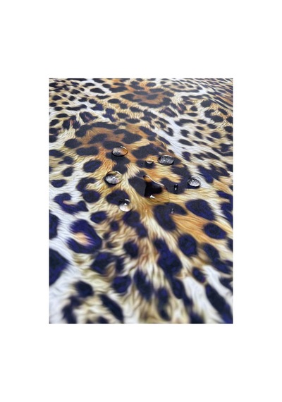 Su İtici Mikro Kumaş En 150 Cm Hasemalık Yağmurluk Outdoor 010 - 1 Kahverengi Leopar