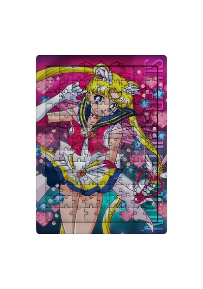 Ghostbastır Design Ay Savaşçısı 99 Parça Ayaklı Puzzle Dekoratif Çocuk Yapbozu 0120