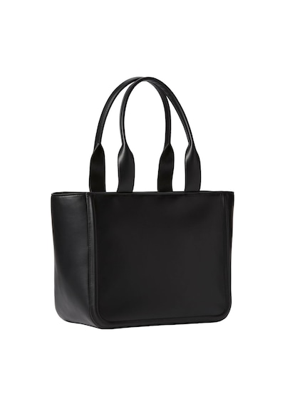 Calvin Klein Kadın Bold Ck Orta Tote Çanta-14543 Siyah