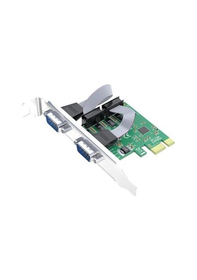 Pcı Express To 2 Port 9 Pin Rs-232 Seri Com Db9 Genişletme Kartı