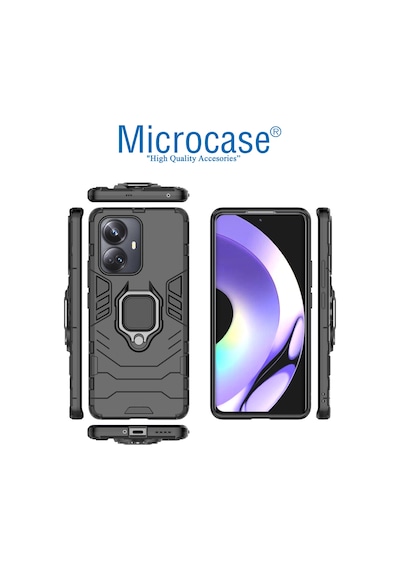 Realme 10 Pro + Batman Serisi Yüzük Standlı Armor Kılıf - Al3349 Realme 10 Pro + Batman Serisi Yüzük Standlı Armor Kılıf - Al3349