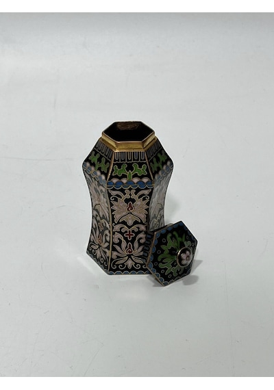 Antika Cloisonne Minyatür Kavanoz 8,4x4,3cm 129