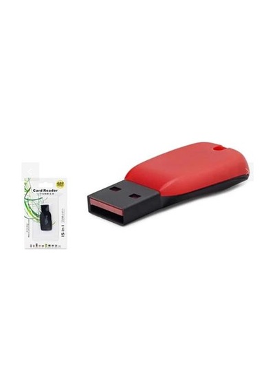 Hadron Hdx7011 Usb Kart Okuyucu Microsd Kırmızı