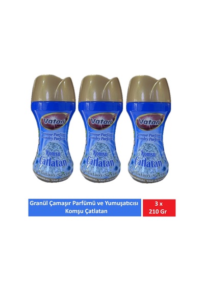 Granül Çamaşır Parfümü Ve Yumuşatıcı Komşu Çatlatan 210 Gr X 3 Adet - 856192434 Diğer