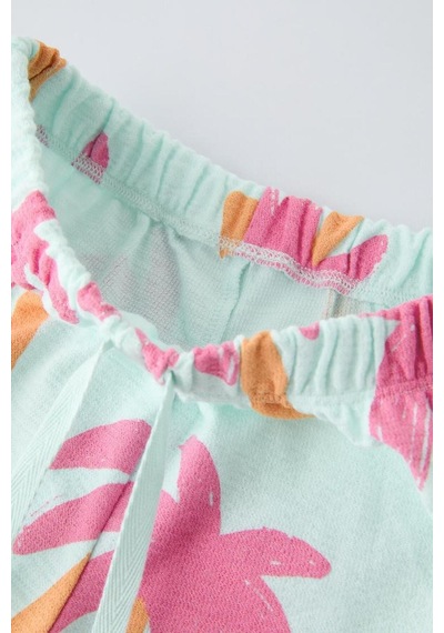 Lolliboomkids Kız Çocuk Palmiye Desenli Mint Yeşili T-shirt Şort Alt Üst Takım 2 Parça Mint Yeşil Mint Yeşili Lolliboomkids Kız Çocuk Palmiye Desenli Mint Yeşili T-shirt Şort Alt Üst Takım 2 Parça Mint Yeşil Mint Yeşili