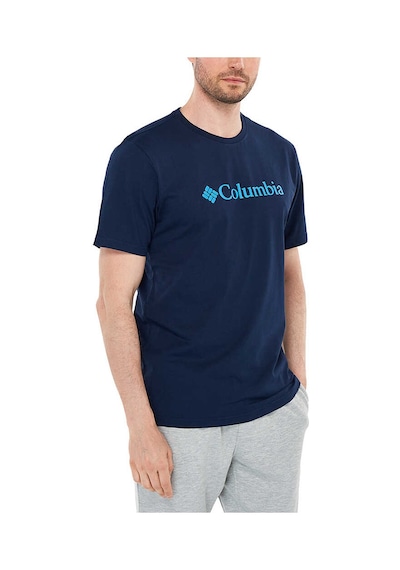 Columbia CSC M Basic Logo Brushed Erkek Kısa Kollu T-Shirt Lacive Koyu Lacivert