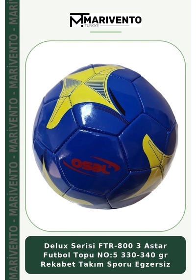Delux Serisi Ftr-800 3 Astar Futbol Topu No:5 330-340 Gr Rekabet Takım Sporu Egzersiz Çok Renkli