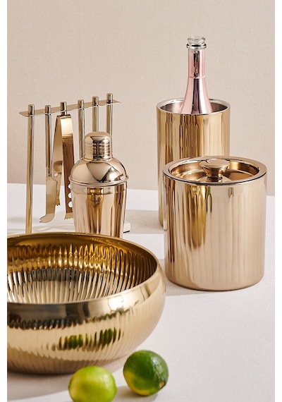 Paşabahçe Glitter Buz Kovası Gold
