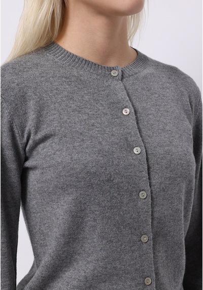 Colin's Colins Slim Fit Kadın Gri Hırka Cl1076473 Q1.v1 Mga Gri Melanj