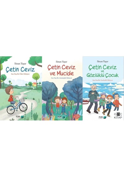 Çetin Ceviz 3 Kitap Set Mucide Gözlüklü Çocuk Sinan Yaşar
