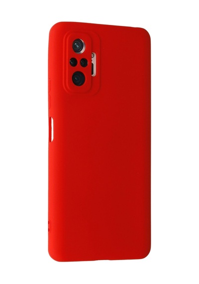 Xiaomi Redmi Note 10 Pro Uyumlu Kılıf Nano İçi Kadife Silikon - Kırmızı