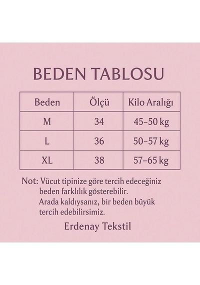 Erdenay Tekstil Yüksek Kalite Penye Kadın Bikini Külot 3'lü Beyaz