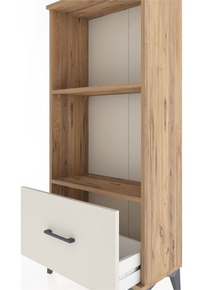Hyperion Dolap 2 Raflı Tek Çekmeceli 60x44x134 Çam-aytaşı Çam