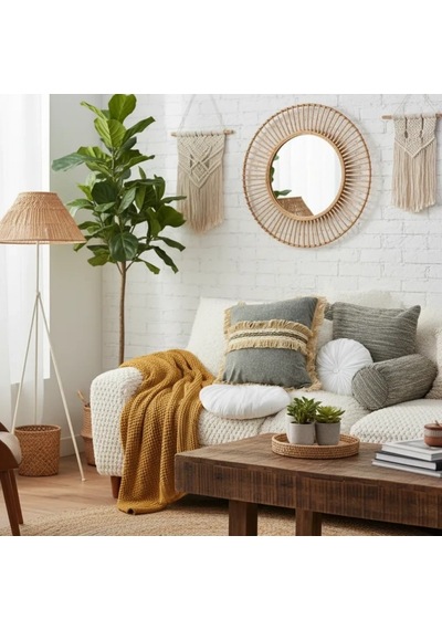 Gri Antrasit Jütlü Püskllü Kırlent 2 Adet Kırlent Kılıfı 43 X 43