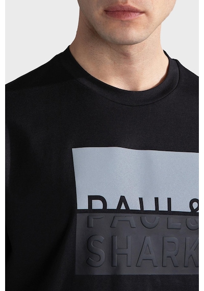 Paul & Shark Erkek T Shirt 24411050 011 Siyah SIYAH Siyah
