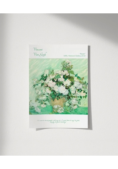 Çerçevesiz Poster Vincent Van Gogh Güller 2