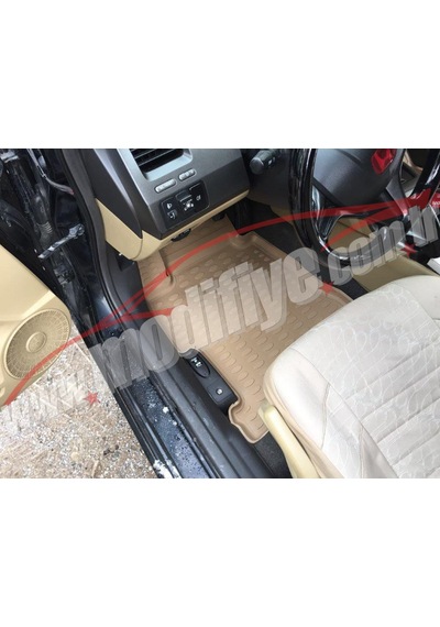 Honda Civic Fd6 Havuzlu Bej Paspas Araç Içi Koruma Paspası