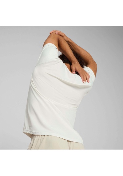 Puma Cloudspun Soft Breathable Erkek Beyaz Yuvarlak Yaka Tişört Beyaz