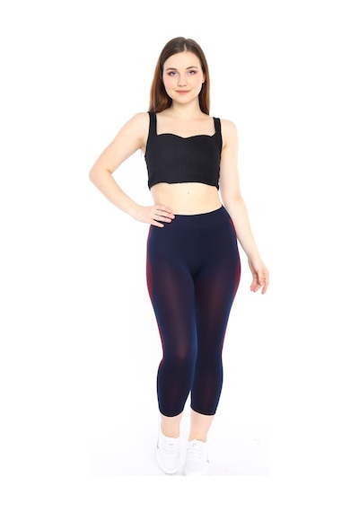 Escetic Kadın Spor Royal Kısa Tayt, Yumuşak Kumaş-4305 - Xs/s
