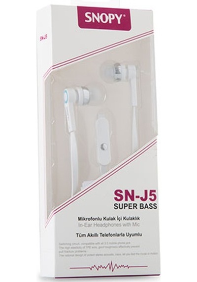 Snopy SN-J5 Mikrofonlu Kulak İçi Kulaklık