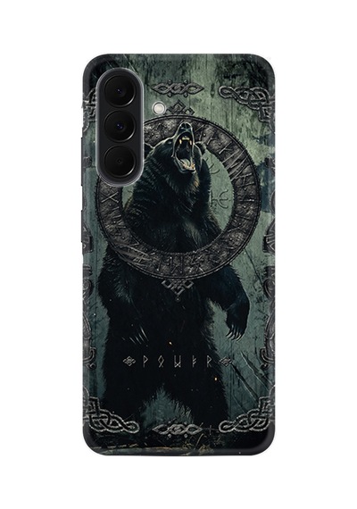 Samsung Galaxy Uyumlu A37 Sm-a376b Kılıf Boutique Baskılı Resimli Power Bear Pcode -007