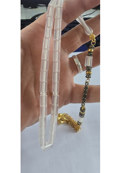 Kesme Model Bukalemun Tesbih Şeffaf