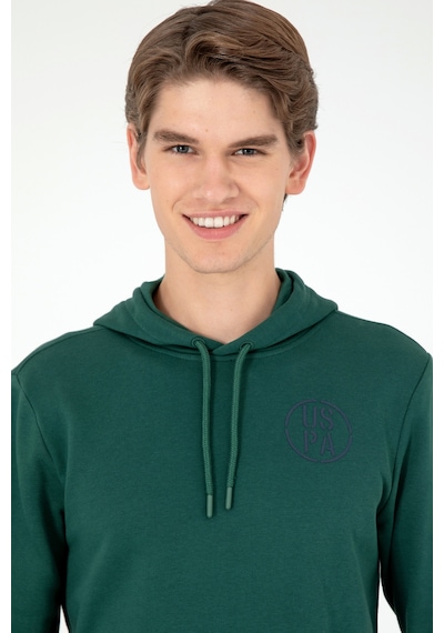 U.s. Polo Assn. Erkek Koyu Yeşil Sweatshirt 50293361-vr079 Koyu Yeşil