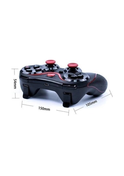 Gamepad Bluetooth Bağlantılı Siyah Kablosuz Joystick Pc Uyumlu Telefon Tutuculu - Elektronik