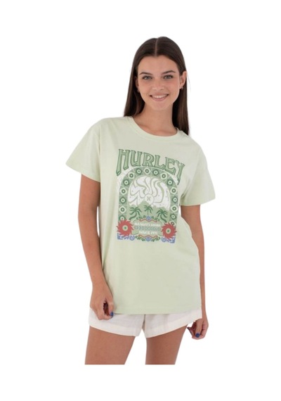 Hurley Hurley Organic Mikonos Kadın Tişört 6603 Çok Renkli