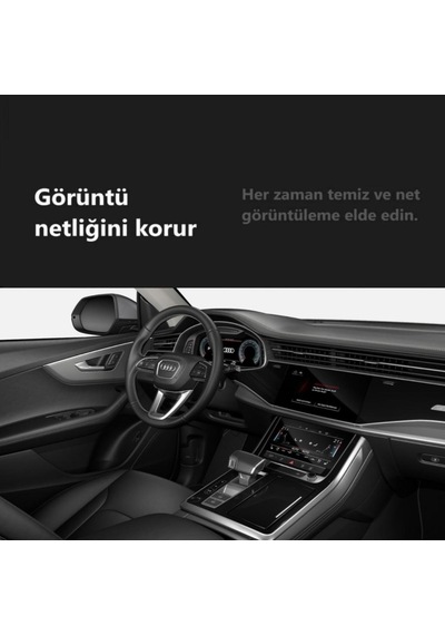 Audi Q8 Mat Ekran Koruyucu Multimedya Kumanda Gösterge Klima ' Sadece Ekran Koruyucu
