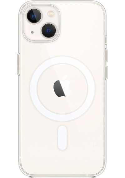 Apple İphone Uyumlu 15 Plus Kılıf Magneticsafe Şeffaf Silikon - Şeffaf Çok Renkli