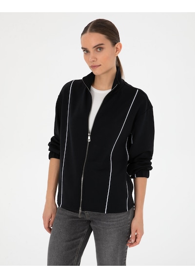 Pierre Cardin Kadın Siyah Hırka Örme 50309108-vr046 Siyah