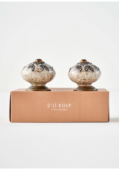 Gia Kulp 4'lü Krem 6,5x4x4 Cm Krem