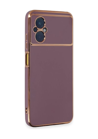 Xiaomi Poco M5 Kılıf Volet Silikon - Mor 0.2M-Çok Renkli