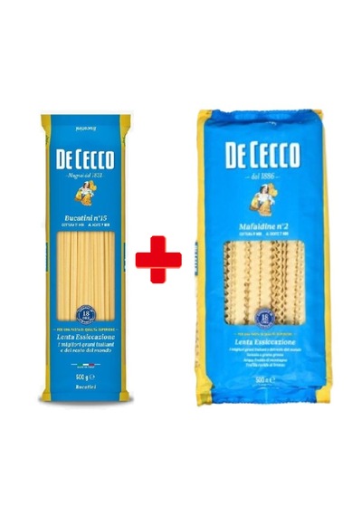 De Cecco Mafaldine + De Cecco Bucatini