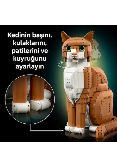 Lego 21376 Ideas Turuncu Kedi
