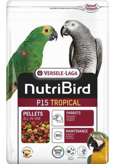 Versele - 75 - Laga Nutrıbırd P15 - Glblseme - Tropıcal 10kg