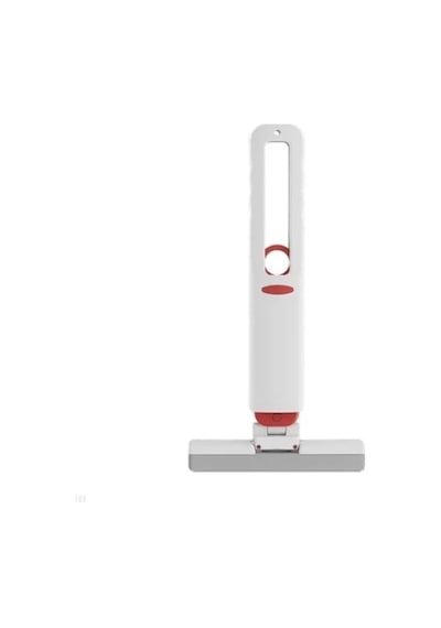 Ergonomik Tasarımlı Sıkmalı Mini Mop - Beyaz Ve Kırmızı, Tek Elle Kullanım Açık Bej