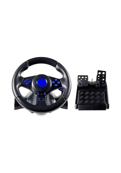 Vw9803 Oyun Direksiyon Seti Kablolu Ps3 Ps2 Pc Uyumlu Çift Titreş