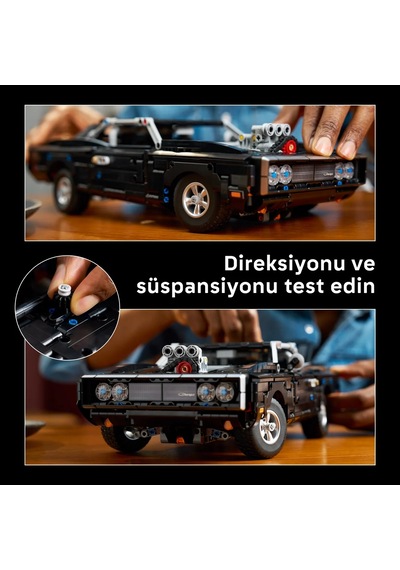 LEGO® Technic Fast and Furious Dodge Charger R/T Araba 42231 - Yetişkinler için V8 Motor İçeren Model Yapım Seti (1516 Parça)
