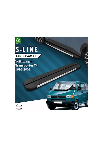 S-dizayn Vw Transporter T4 Kısa Şase S-line Krom Yan Basamak 213