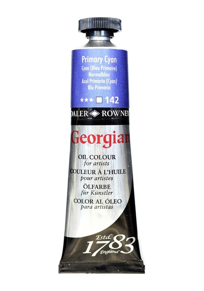 Georgıan 38 ML Yağlı Boya 142 Primary Cyan