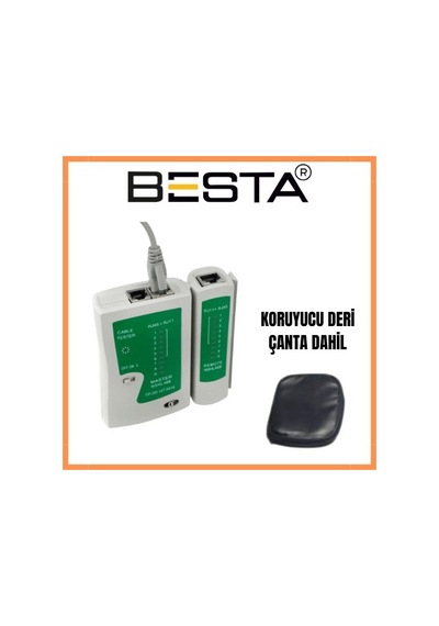 Rj45 / Rj11 Tester Adsl Kablo Cat5 Cat6 Kablo Test Cihazı